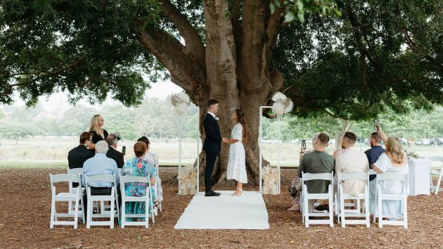 New Farm Park elopement wedding