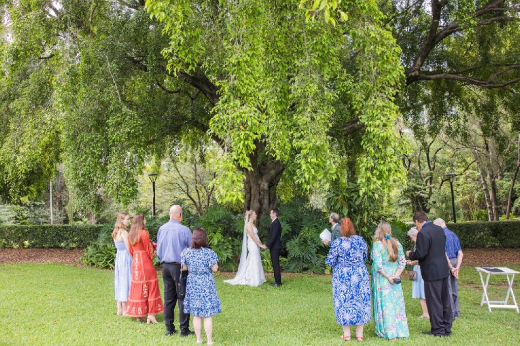 Brisbane botanical gardens wedding