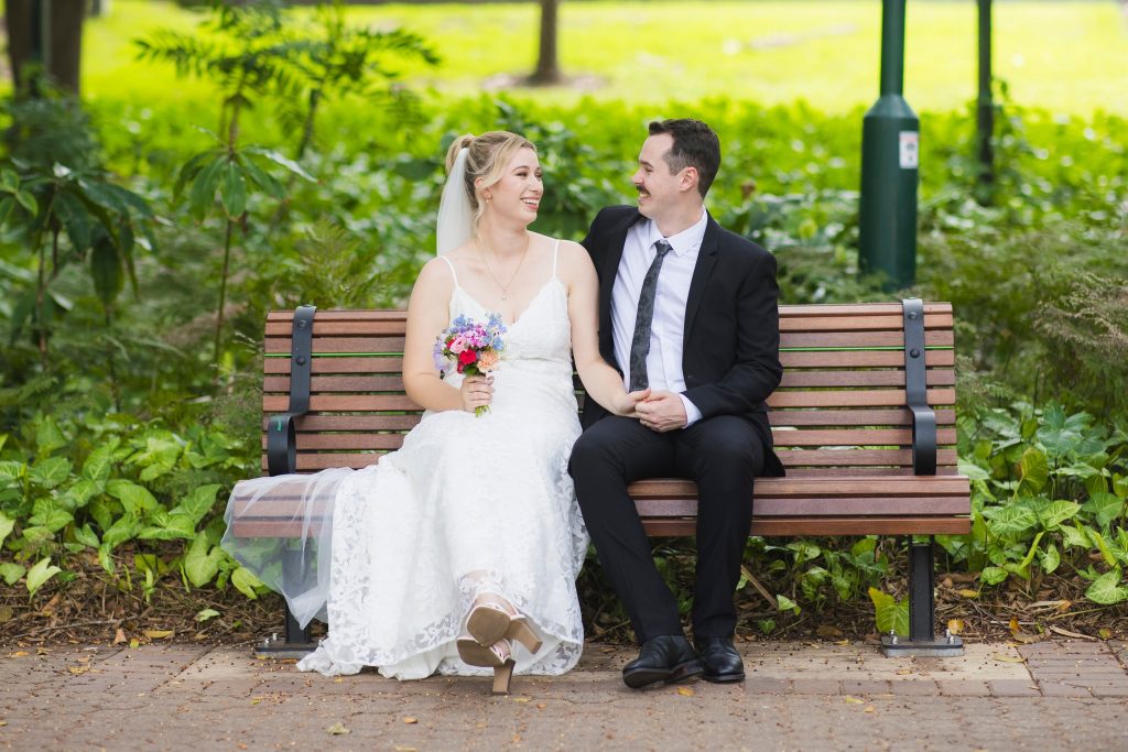 City botanic gardens elopements