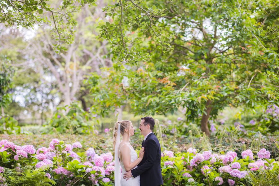 City botanic gardens wedding photos