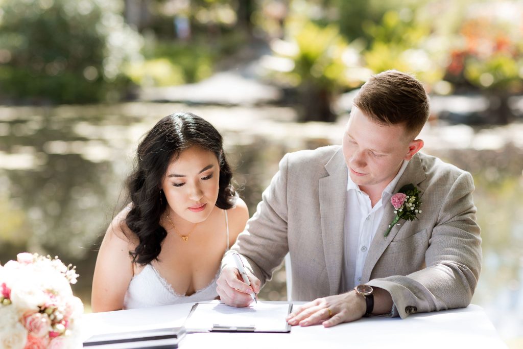 paperwork marriage ceremony Brisbane