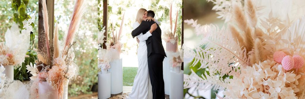 private elopement wedding decor