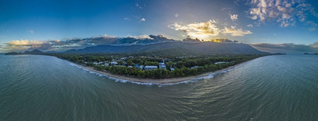 Sunset over Clifton Beach