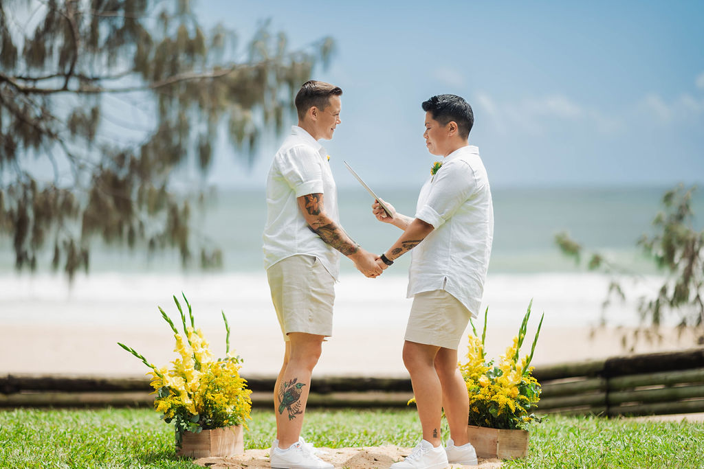 elopement vows