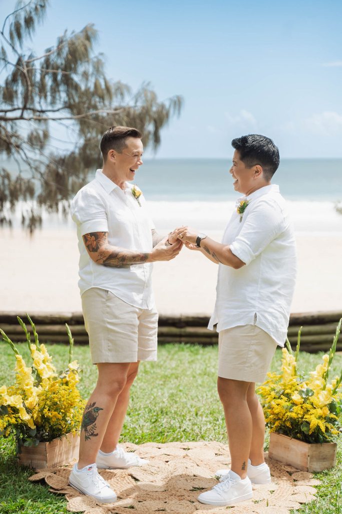 just married same-sex marriage