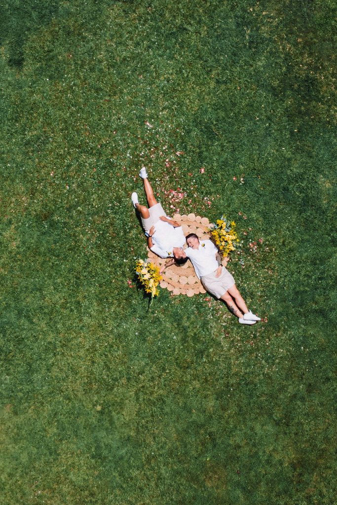 eloping drone photo