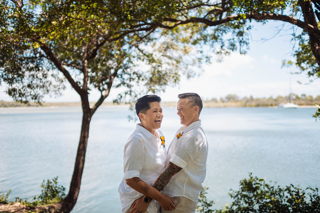 With Love Elopements happy couple