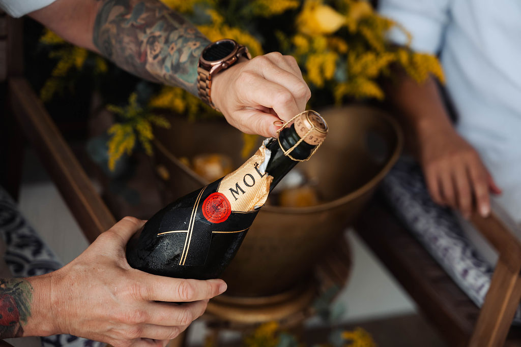 wedding champagne