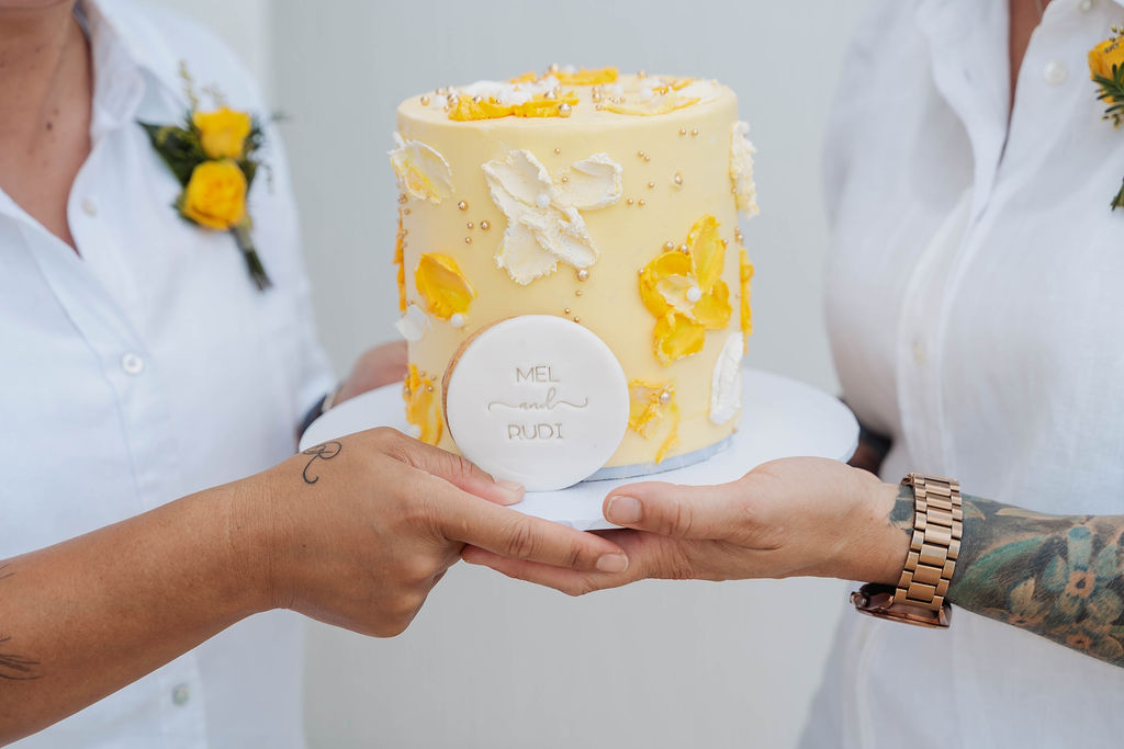 elopement wedding cake