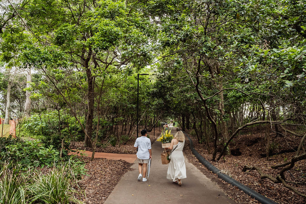 elopement arrival