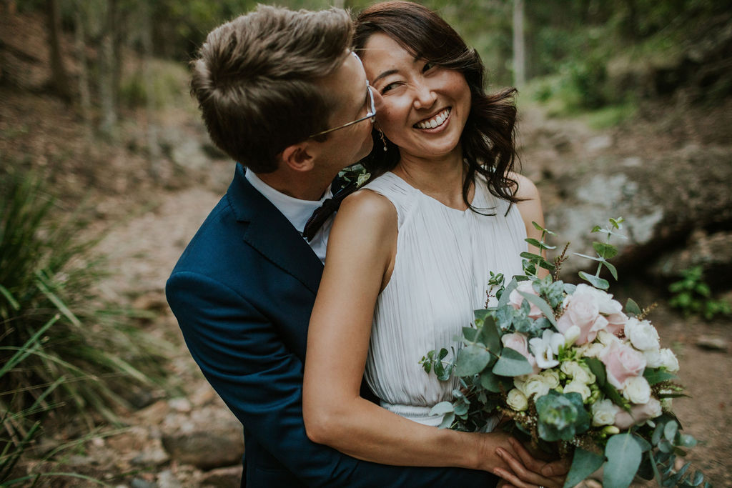 private elopement Mt Coot-tha