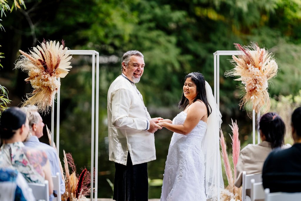 relaxed elopement wedding
