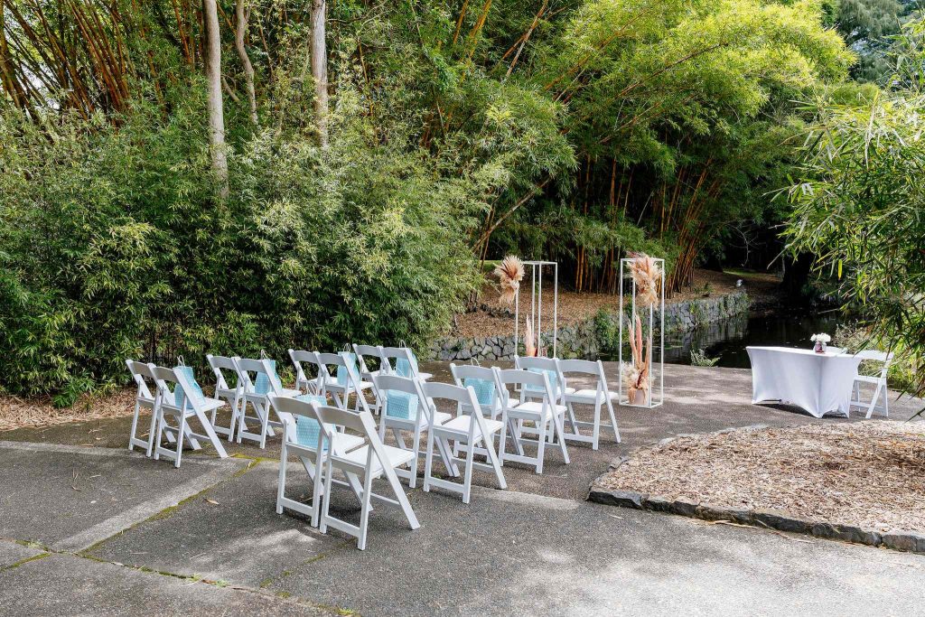 decor for Brisbane elopement