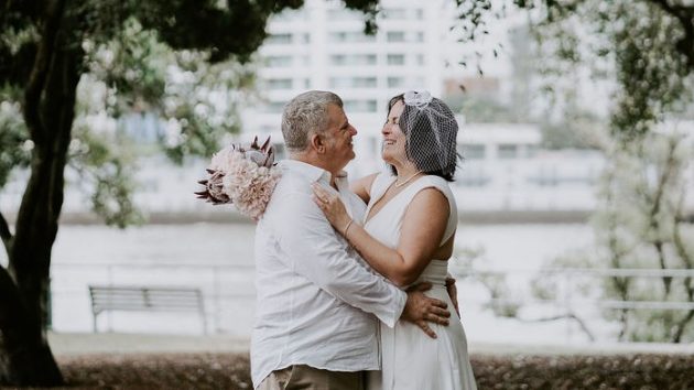 rainy day elopement wedding Brisbane