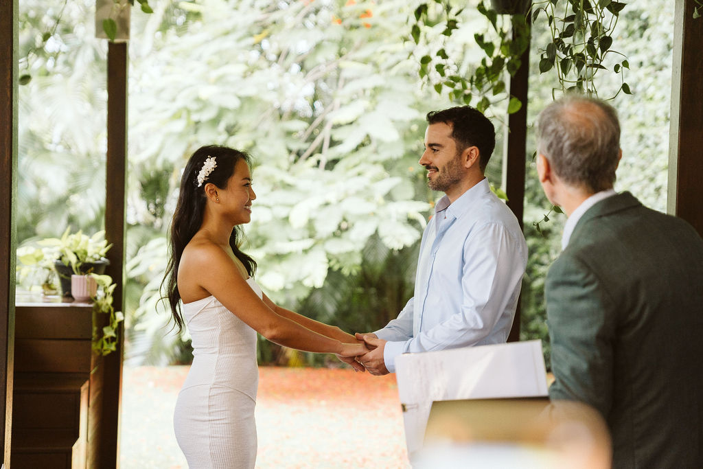 short and sweet legals only marriage Celebrant Jamie Eastgate