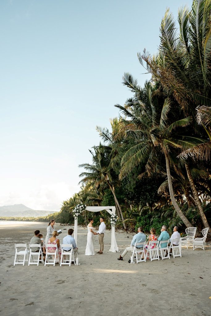 Four Mile Beach elopement wedding Celebrant