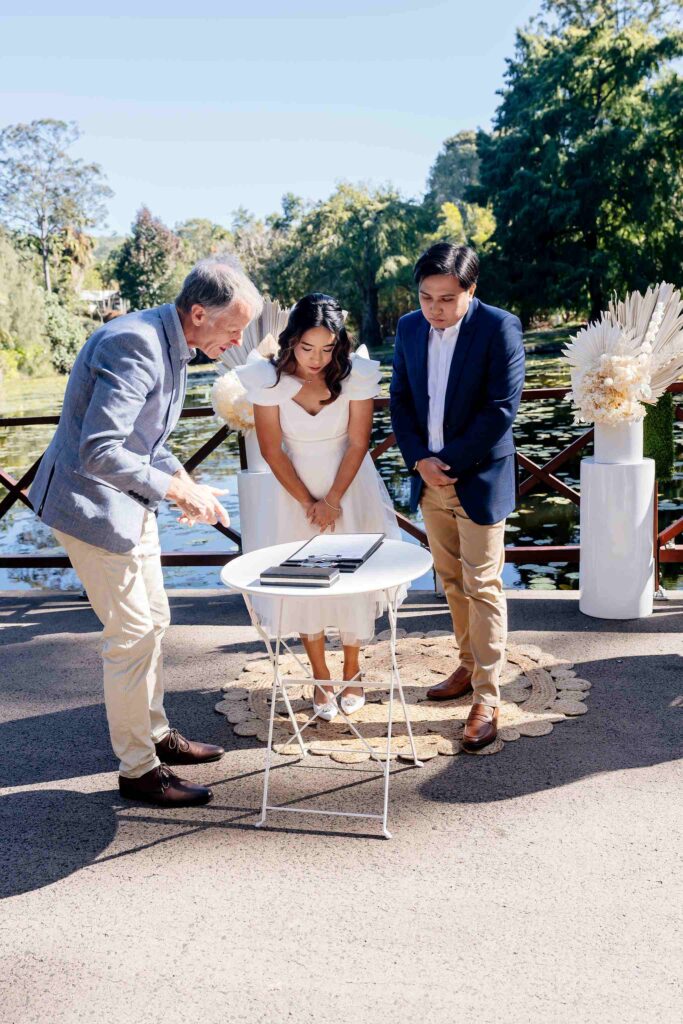 Jamie Eastgate elopement celebrant QLD