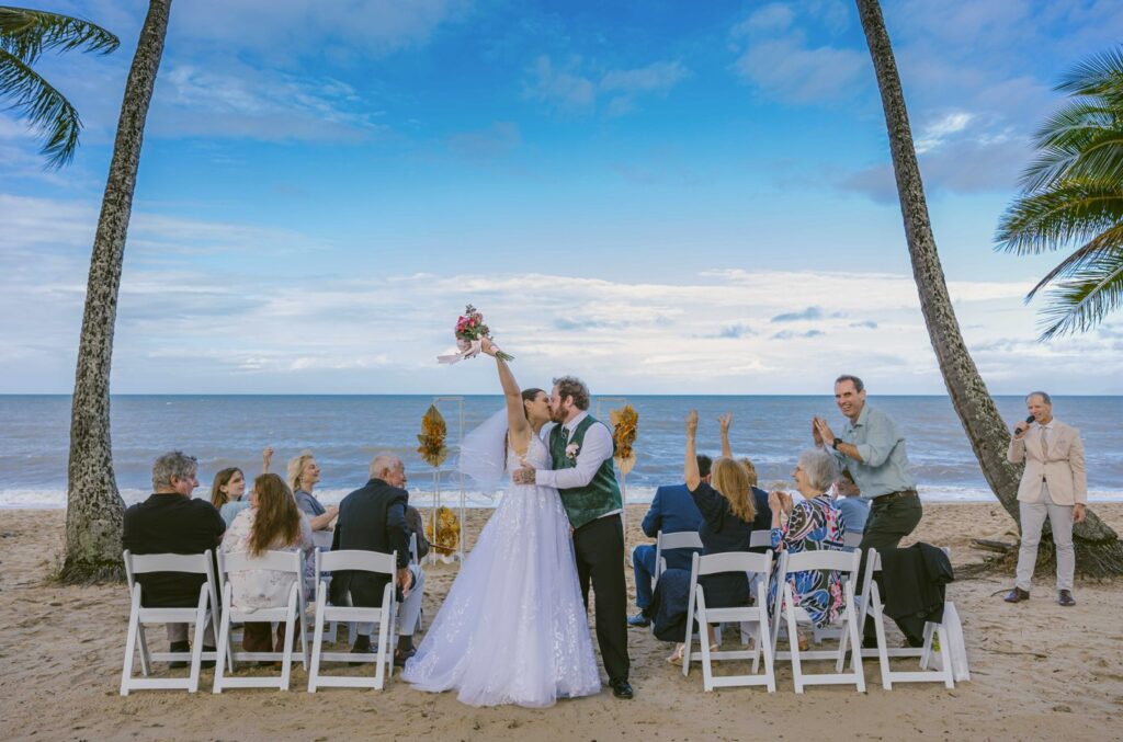 Palm Cove beach wedding ceremony